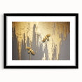 Abstract wall art canvas showcasing a vibrant color palette with fluid shapes and dynamic patterns, ideal for modern home decor.