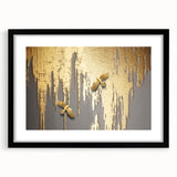 Abstract wall art canvas showcasing a vibrant color palette with fluid shapes and dynamic patterns, ideal for modern home decor.