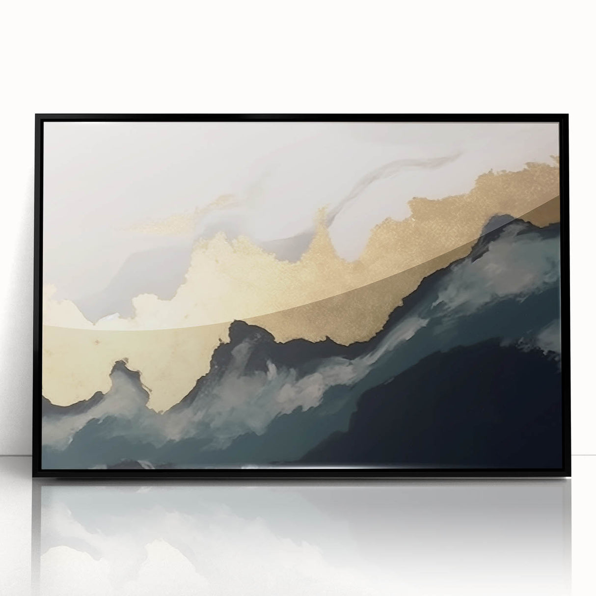 Abstract canvas artwork showcasing vibrant colors and geometric shapes, designed to enhance modern interiors, rolled and securely packaged for delivery.