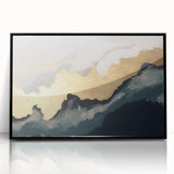 Abstract canvas artwork showcasing vibrant colors and geometric shapes, designed to enhance modern interiors, rolled and securely packaged for delivery.