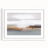 Colorful abstract canvas art print showcasing dynamic swirls of blue, orange, and yellow, perfect for modern home decor or office spaces.