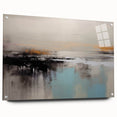 Abstract wall art canvas print featuring vibrant colors and geometric shapes, showcasing a modern design ideal for contemporary home decor. The artwork is rolled and securely packaged in a cardboard tube, ensuring safe delivery.