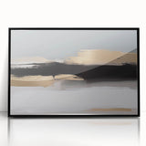 Colorful abstract wall art design showcasing vibrant brush strokes and geometric shapes in bold colors, perfect for modern home decor.