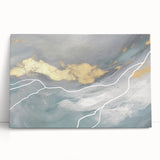 Vibrant abstract wall art print showcasing bold colors and dynamic shapes, ideal for modern interior decor and artistic expression.