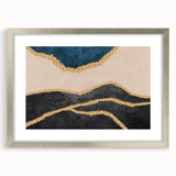 Abstract canvas artwork showcasing vibrant colors and dynamic shapes, ideal for modern home decor, beautifully wrapped for easy display.