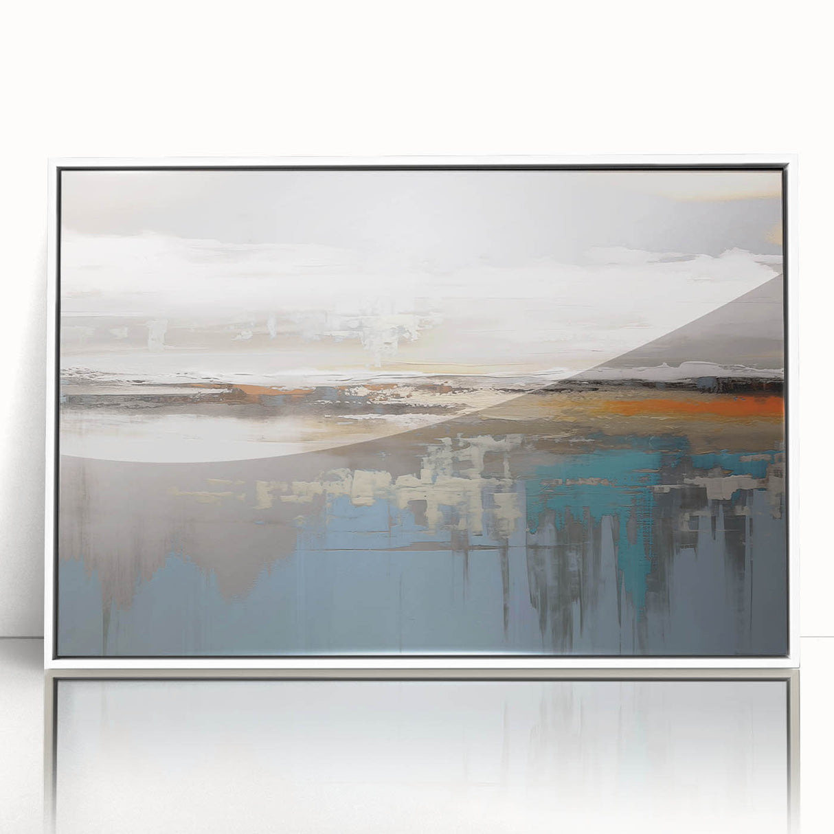 Vibrant abstract wall art canvas print showcasing bold colors and dynamic shapes, ideal for modern home decor and artistic spaces.