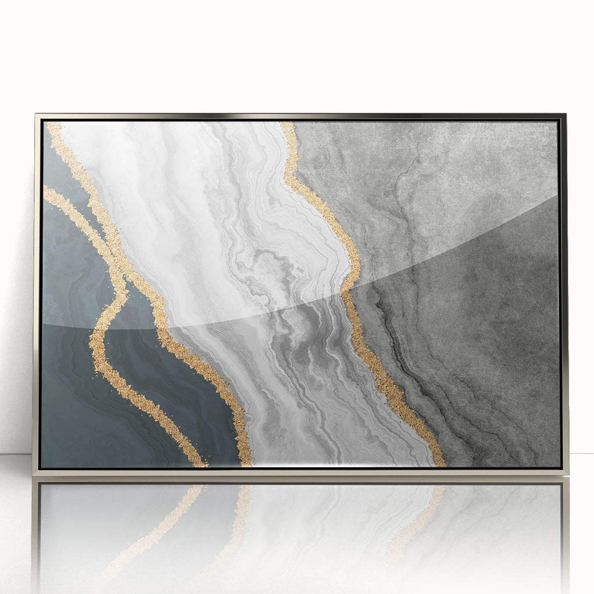 Abstract wall art canvas print showcasing vibrant colors and dynamic shapes, perfect for modern decor, enhancing any living space with creativity.