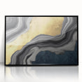 Abstract wall art canvas print showcasing vibrant colors and dynamic shapes, ideal for modern home decor, displayed against a neutral backdrop.