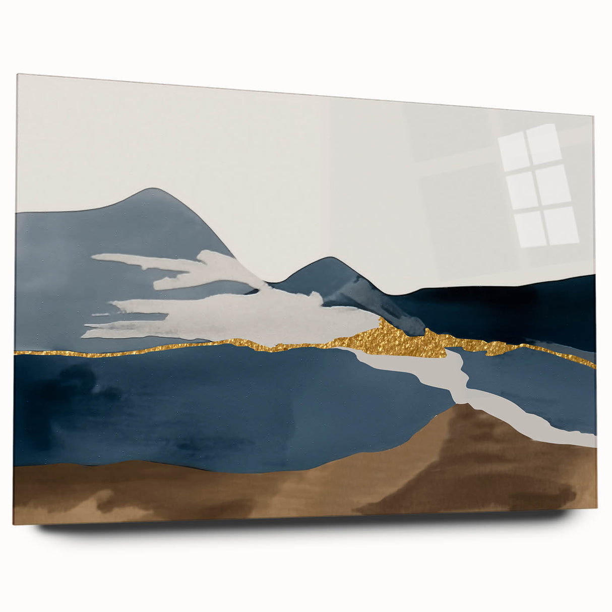 Abstract canvas art print showcasing vibrant colors and dynamic shapes, ideal for modern home decor or creative spaces.