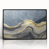 Abstract wall art canvas showcasing vibrant colors and dynamic shapes, ideal for modern decor, emphasizing creativity and artistic expression.
