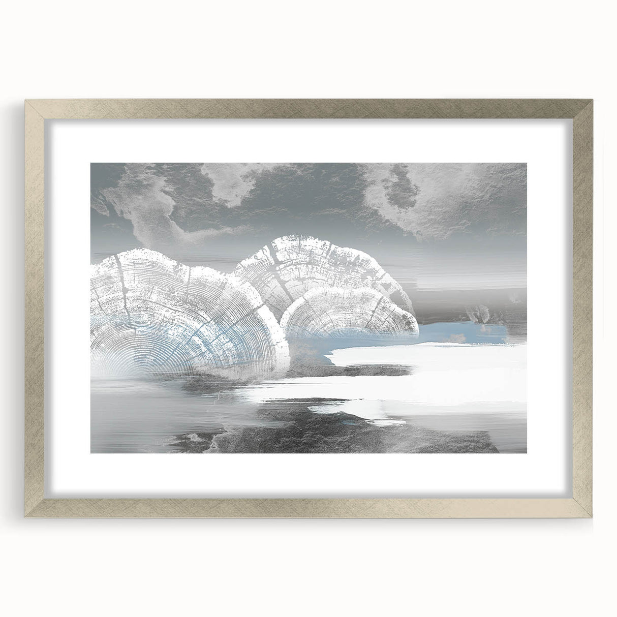 Abstract wall art canvas featuring vibrant colors and geometric shapes, rolled and securely packaged in a durable cardboard tube for safe transport.