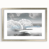 Abstract wall art canvas featuring vibrant colors and geometric shapes, rolled and securely packaged in a durable cardboard tube for safe transport.