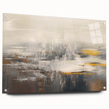 Vibrant abstract wall art canvas showcasing bold colors and dynamic shapes, ideal for modern decor, packaged securely in a tube.
