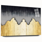 Abstract wall art canvas print showcasing vibrant colors and geometric shapes, ideal for modern home decor or office environments.