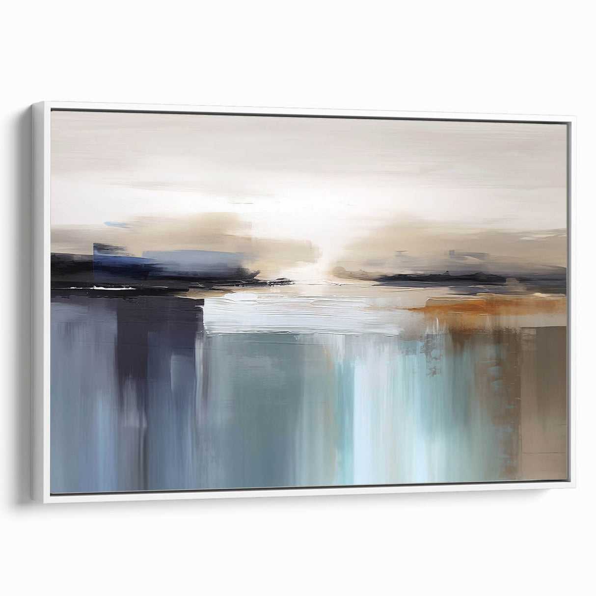 Vibrant abstract wall art canvas print showcasing bold colors and dynamic shapes, perfect for modern home decor and artistic expression.