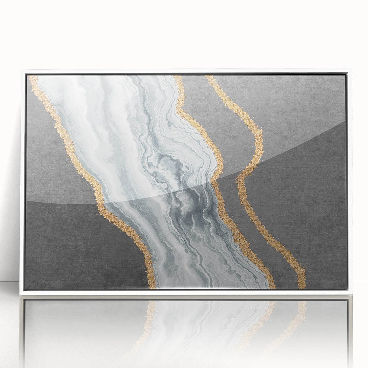 Abstract wall art canvas print showcasing vibrant colors and dynamic shapes, perfect for modern home decor. Ideal for adding a contemporary touch.