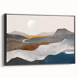 Colorful abstract wall art canvas print showcasing vibrant shapes and patterns, ideal for modern home decor, framed or unframed.
