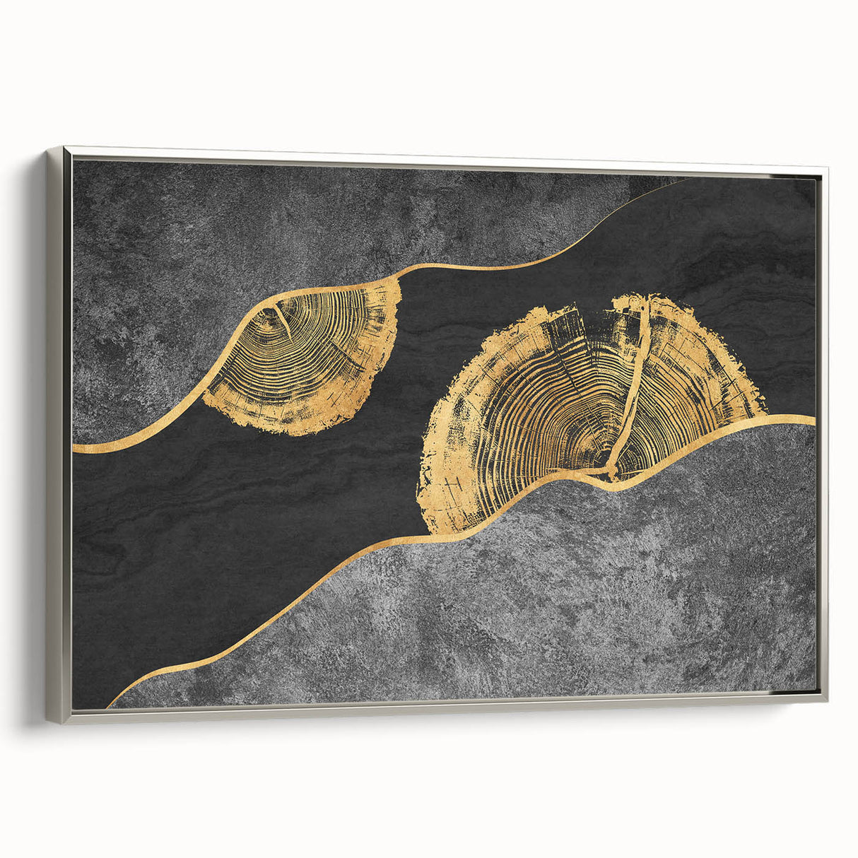 Abstract wall art canvas print showcasing vibrant colors and fluid shapes, designed to enhance modern home decor with its artistic flair.