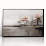 Colorful abstract canvas art featuring bold geometric patterns in vibrant hues of blue, orange, and yellow, ideal for modern home decor or artistic interior design.