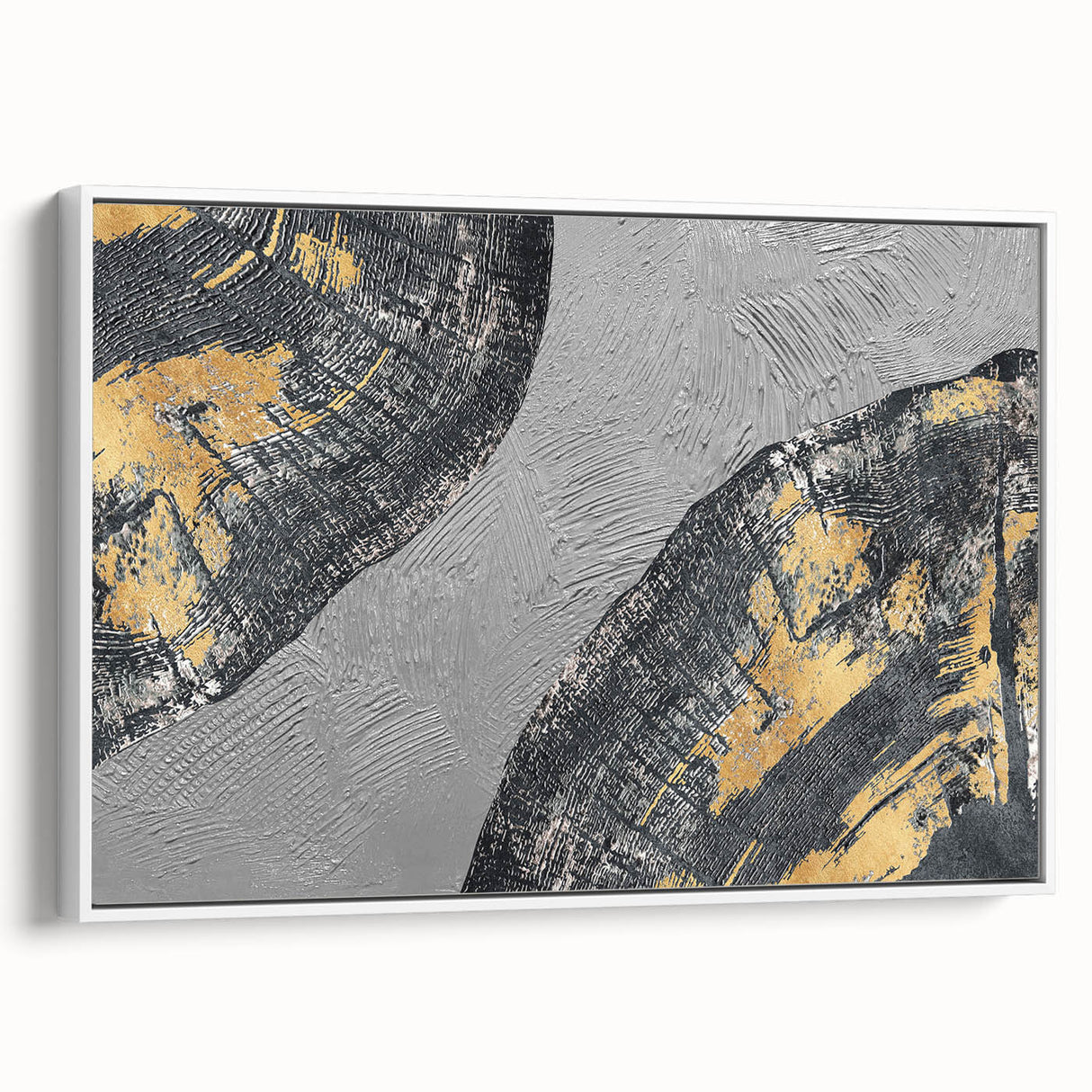 Abstract wall art canvas print showcasing vibrant colors and fluid shapes, ideal for modern home decor, enhancing artistic ambiance.