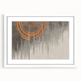 Colorful abstract canvas artwork showcasing vibrant swirls of blue, orange, and yellow, perfect for adding a modern touch to any room’s decor. This unique piece is ideal for art enthusiasts seeking contemporary design.