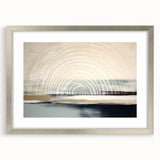 Colorful abstract wall art canvas print showcasing vibrant splashes of blue, orange, and yellow, perfect for modern home decor.