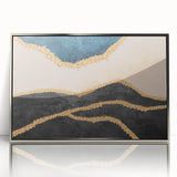 Abstract wall art canvas print showcasing vibrant colors and dynamic shapes, perfect for modern home decor and artistic expression.