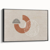 Abstract wall art showcasing vibrant colors and dynamic shapes, perfect for modern home decor, emphasizing creativity and style.