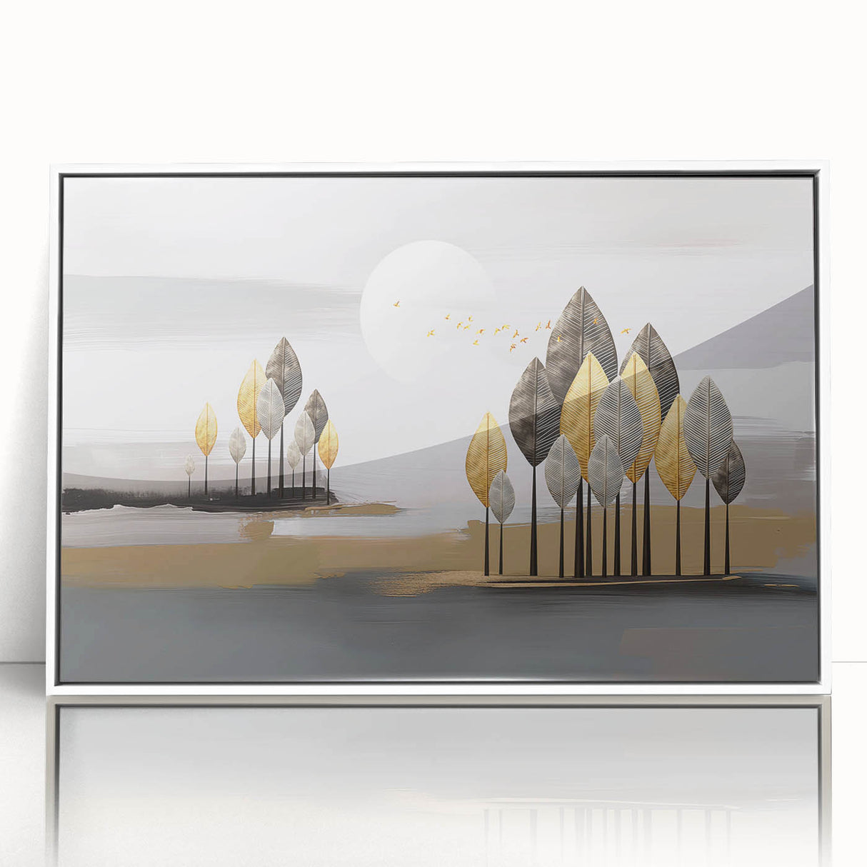 Abstract canvas artwork showcasing vibrant colors and dynamic shapes, ideal for modern decor, creatively emphasizing artistic expression and contemporary style.