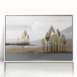 Abstract canvas artwork showcasing vibrant colors and dynamic shapes, ideal for modern decor, creatively emphasizing artistic expression and contemporary style.