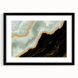 Abstract wall art canvas print showcasing vibrant colors and dynamic shapes, perfect for modern decor, rolled for easy framing and display.