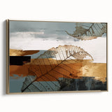 Abstract wall art canvas print showcasing vibrant colors and dynamic shapes, designed for modern decor, rolled and ready for framing.
