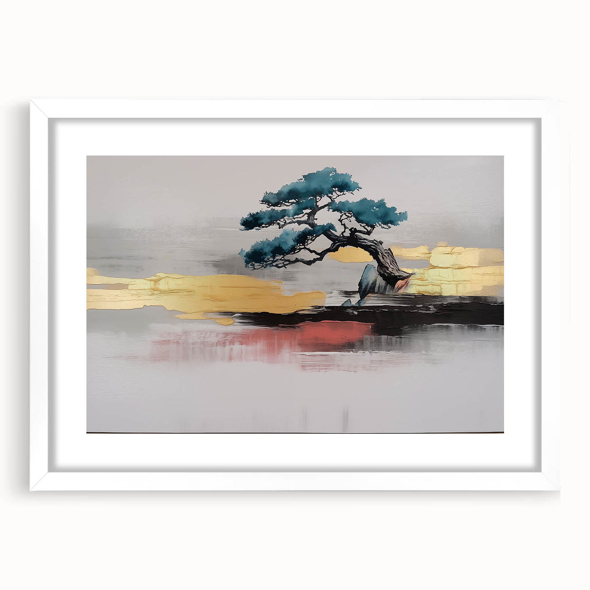 Abstract wall art canvas print showcasing vibrant colors and fluid shapes, designed for modern home decor, ideal for living room aesthetics.