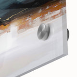 Abstract wall art canvas featuring vibrant colors and intricate geometric patterns, rolled and securely packaged in a protective cardboard tube for easy shipping and handling. Ideal for modern home decor to add a pop of color and style.