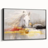 Abstract wall art canvas showcasing vibrant colors and geometric patterns, rolled and securely packaged in a protective cardboard tube for easy transportation.
