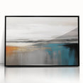 Abstract wall art canvas featuring vibrant colors and geometric patterns, rolled and packaged in a protective cardboard tube, ideal for home decor.