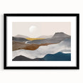 Abstract canvas artwork showcasing vibrant colors and dynamic shapes, perfect for modern home decor, presented with a textured finish.