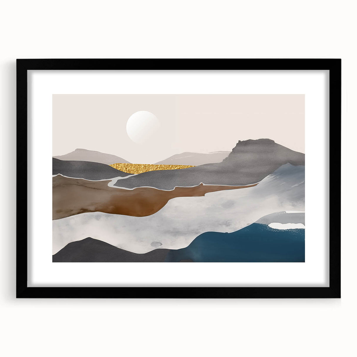Abstract canvas artwork showcasing vibrant colors and dynamic shapes, perfect for modern home decor, presented with a textured finish.