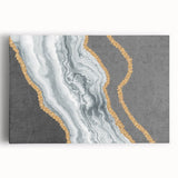 Abstract wall art canvas print showcasing vibrant colors and dynamic shapes, perfect for modern home decor, emphasizing creativity and style.