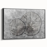 Colorful abstract wall art canvas print showcasing vibrant swirls of blue, orange, and yellow, perfect for modern home decor accents.