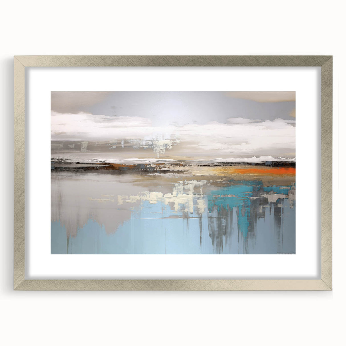 Abstract wall art canvas print showcasing vibrant colors and dynamic shapes, perfect for modern decor, displayed in a stylish living room setting.