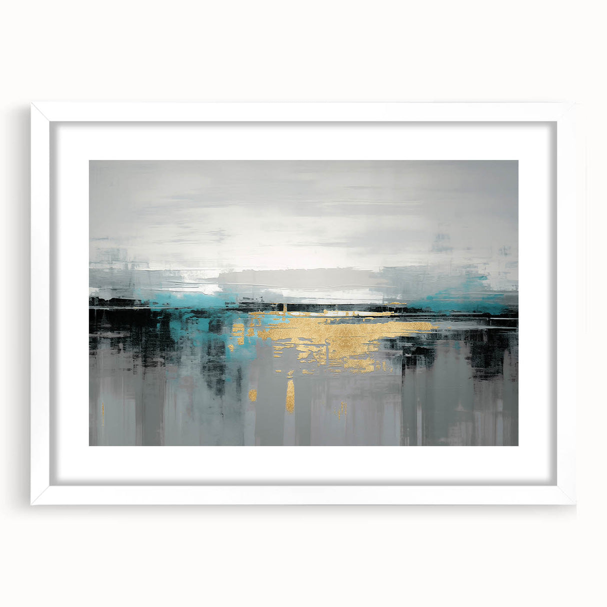 Abstract wall art canvas featuring vibrant swirls of blue, pink, and gold, showcasing a modern artistic design ideal for contemporary home decor.