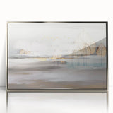 Vibrant abstract wall art canvas showcasing dynamic brush strokes in bold colors, ideal for modern home decor and artistic spaces.