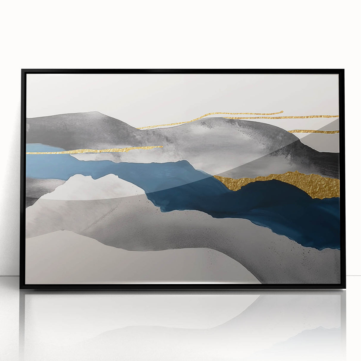 Abstract canvas artwork showcasing vibrant colors and dynamic shapes, perfect for contemporary home decor and artistic expression.