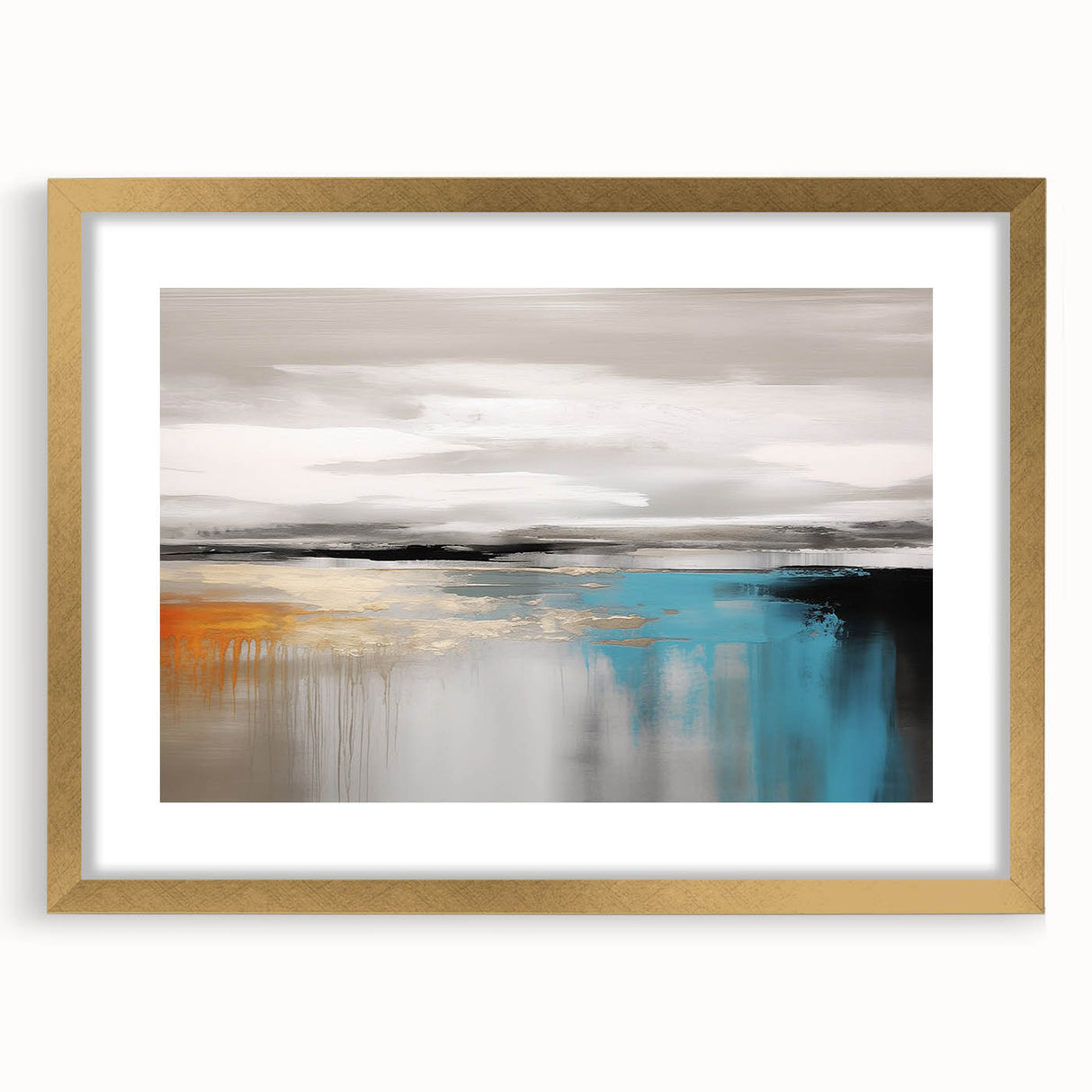 Vibrant abstract canvas art in bold colors, showcasing dynamic shapes and textures, perfect for contemporary home decor. Packaged securely in a tube for delivery.