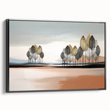 Abstract wall art canvas print showcasing vibrant colors and dynamic patterns, perfect for adding artistic flair to modern interiors.