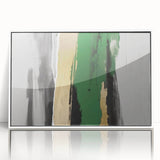 Abstract wall art canvas print showcasing vibrant colors and dynamic shapes, perfect for modern decor, enhancing any living space.
