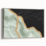 Abstract canvas art showcasing vibrant colors and dynamic shapes, ideal for modern home decor, emphasizing unique artistic expression.