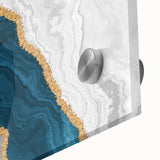 Abstract wall art canvas print showcasing vibrant colors and bold geometric shapes, perfect for modern home decor or art enthusiasts.