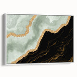 Abstract canvas artwork showcasing vibrant colors and dynamic shapes, ideal for modern home decor. Perfect for adding artistic flair to any room.